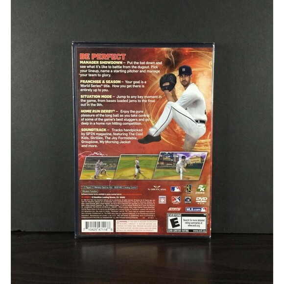 PS2 Major League Baseball 2K12 (Sony PlayStation 2, 2012) Brand New! Sealed! - Picture 2 of 3